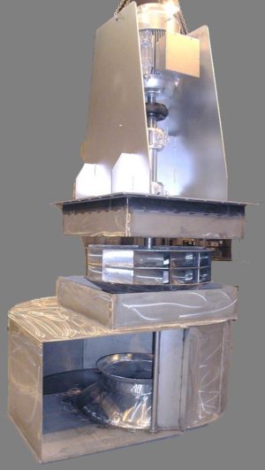 Ventilateur à pales inclinées vers l'arrière BIF agencement 8 Daniels Fans avec obturateur isolé amovible